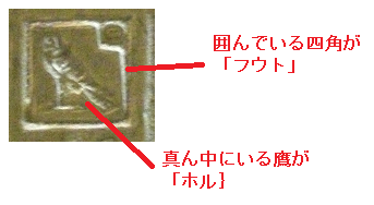 デンデラ神殿の地下室の壁から